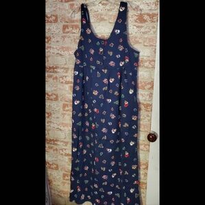 Steven Ross, Naturally New Old Stock Christmas Holiday Maxi Dress!